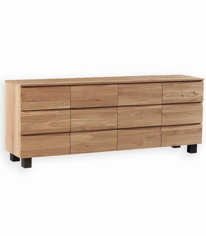 Bahut chêne massif L 208 cm HALDEN