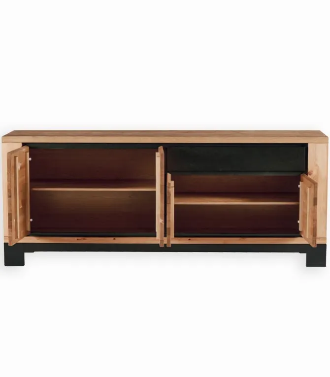 Bahut pin massif 4 portes FOX