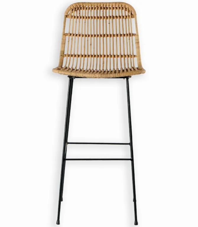Chaise de bar rotin BODO