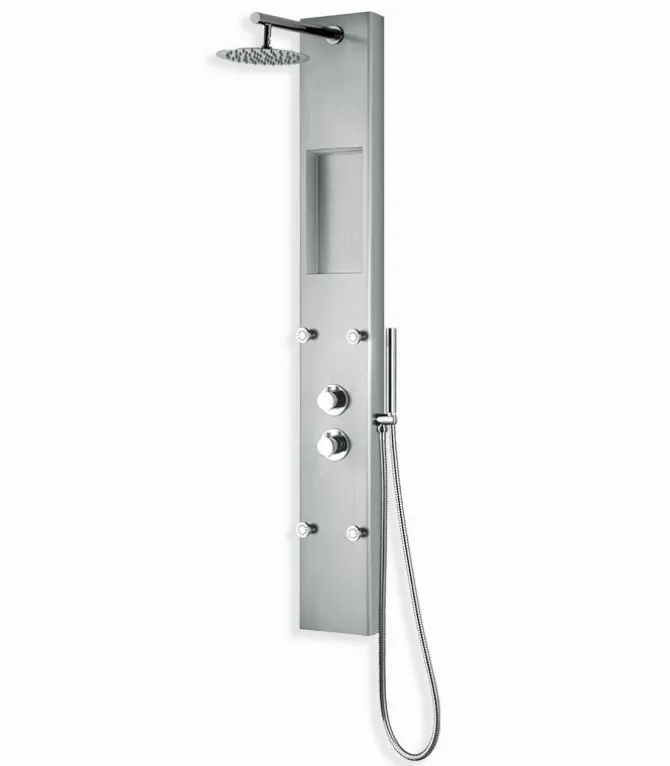 Colonne de douche acier inox