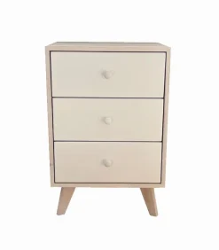 Commode déco 3 tiroirs LOGAN