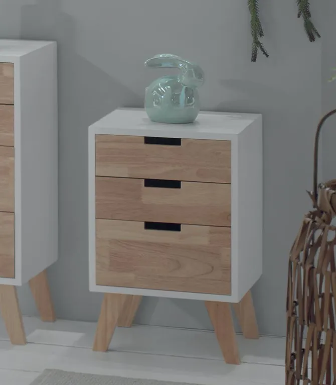 Commode déco 3 tiroirs RICK
