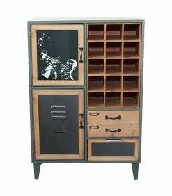 Commode MINDY avec 15 casiers à vin
