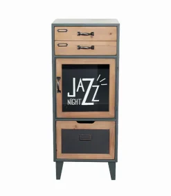 Commode MINDY avec porte vitrée