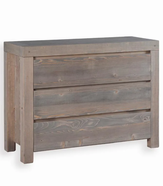 Commode pin massif 3 tiroirs SANDERS