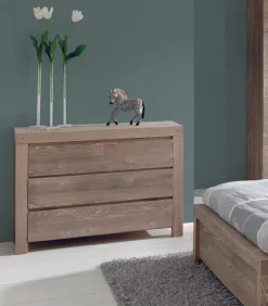 Commode pin massif 3 tiroirs SANDERS