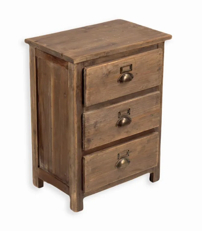 Commode sapin ANTIGO 3 tiroirs