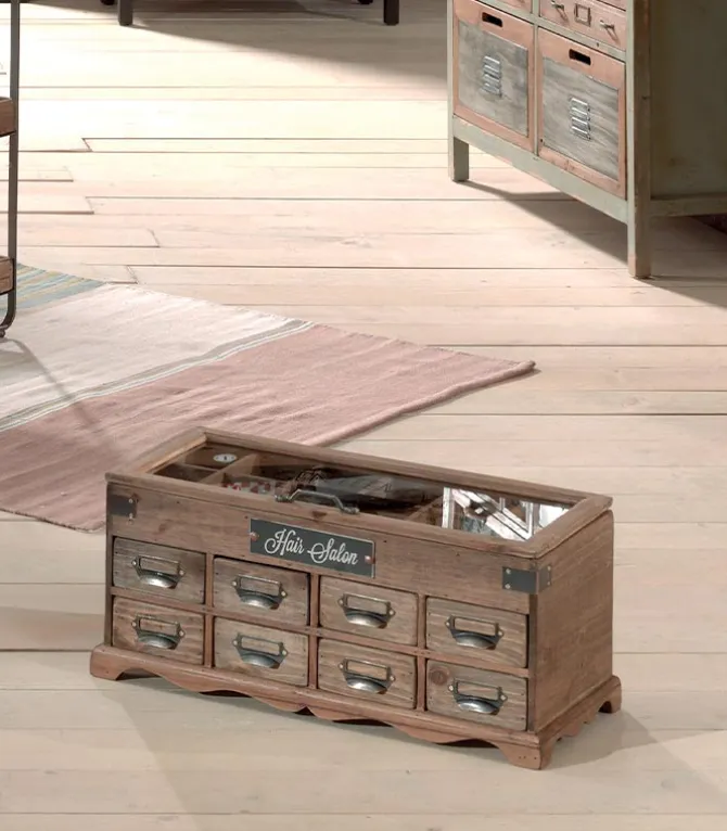 Commode style apothicaire avec abattant – WENDY