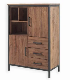Enfilade teck et métal BROWTON