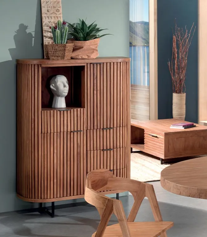 Enfilade teck massif ARUNA