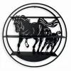 Etagère murale CORK motif chevaux