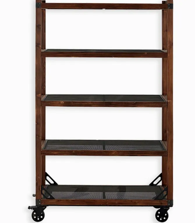 Etagère WENDY 4 niveaux sur roulettes
