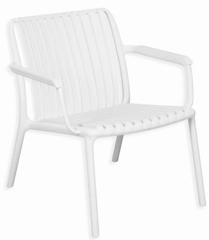 Fauteuil bas de jardin empilable AVILA