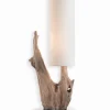 Lampe exotique bois flotté KIRANA