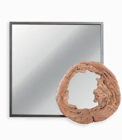 Miroir avec teck BANDUNG