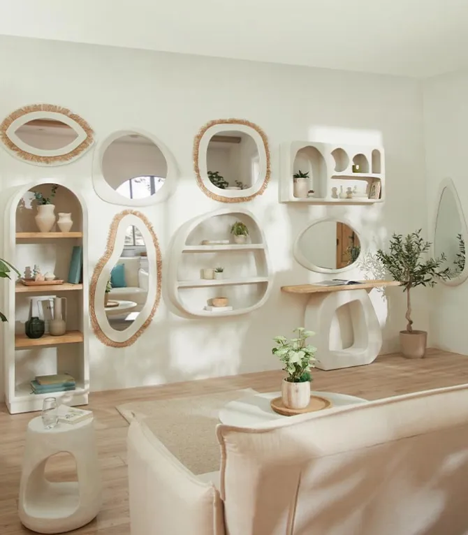 Miroir rond SANTORIN