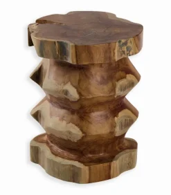 Pouf teck STORIA