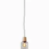 Suspension abat-jour filaire spirale