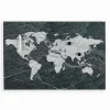 Tableau mémo magnétique map WORLDWIDE