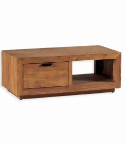 Table basse teck massif OLAND
