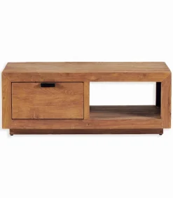 Table basse teck massif OLAND