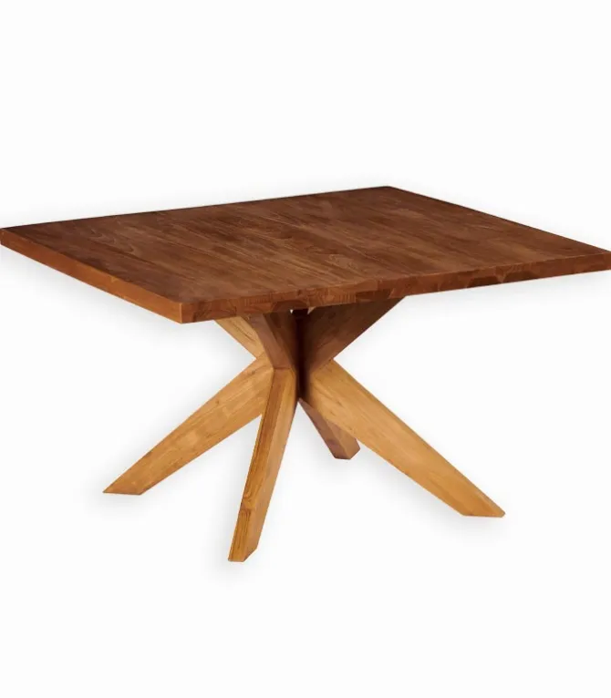 Table carrée teck massif RANGI