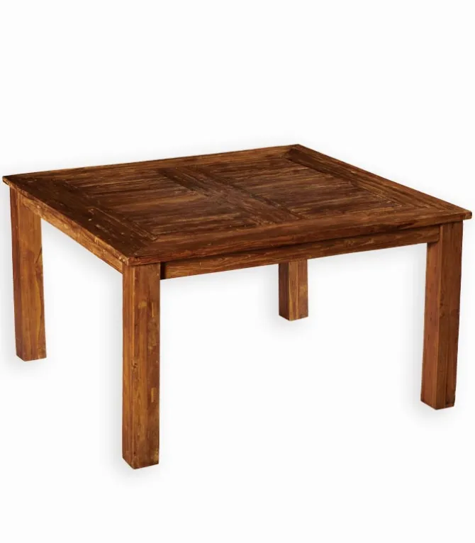 Table carrée teck recyclé TRINIDAD