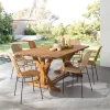 Table de jardin rectangulaire teck JAYA