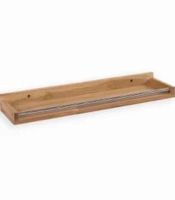 Tablette murale en bois huilé